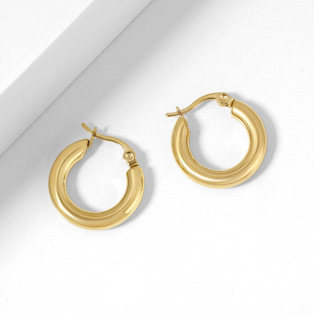 Bold Tube Hoop Earrings