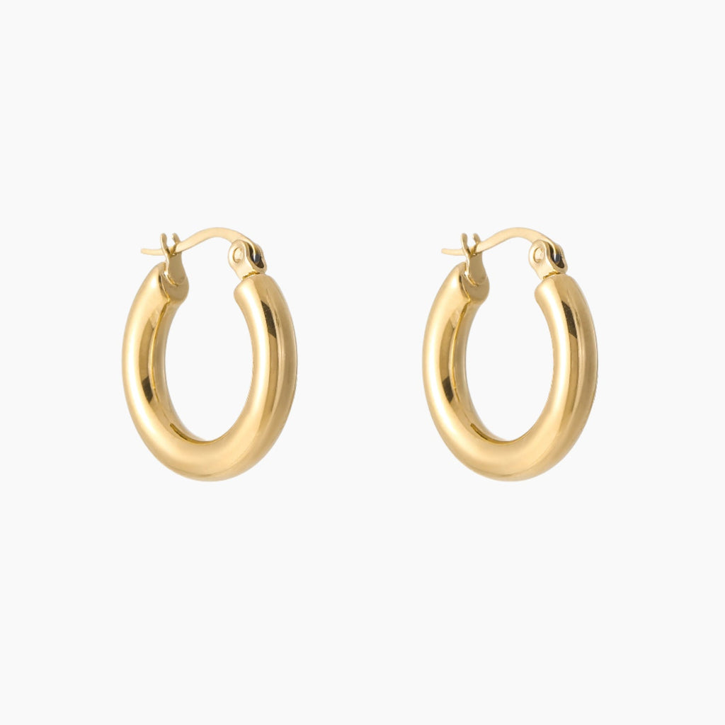 Bold Tube Hoop Earrings