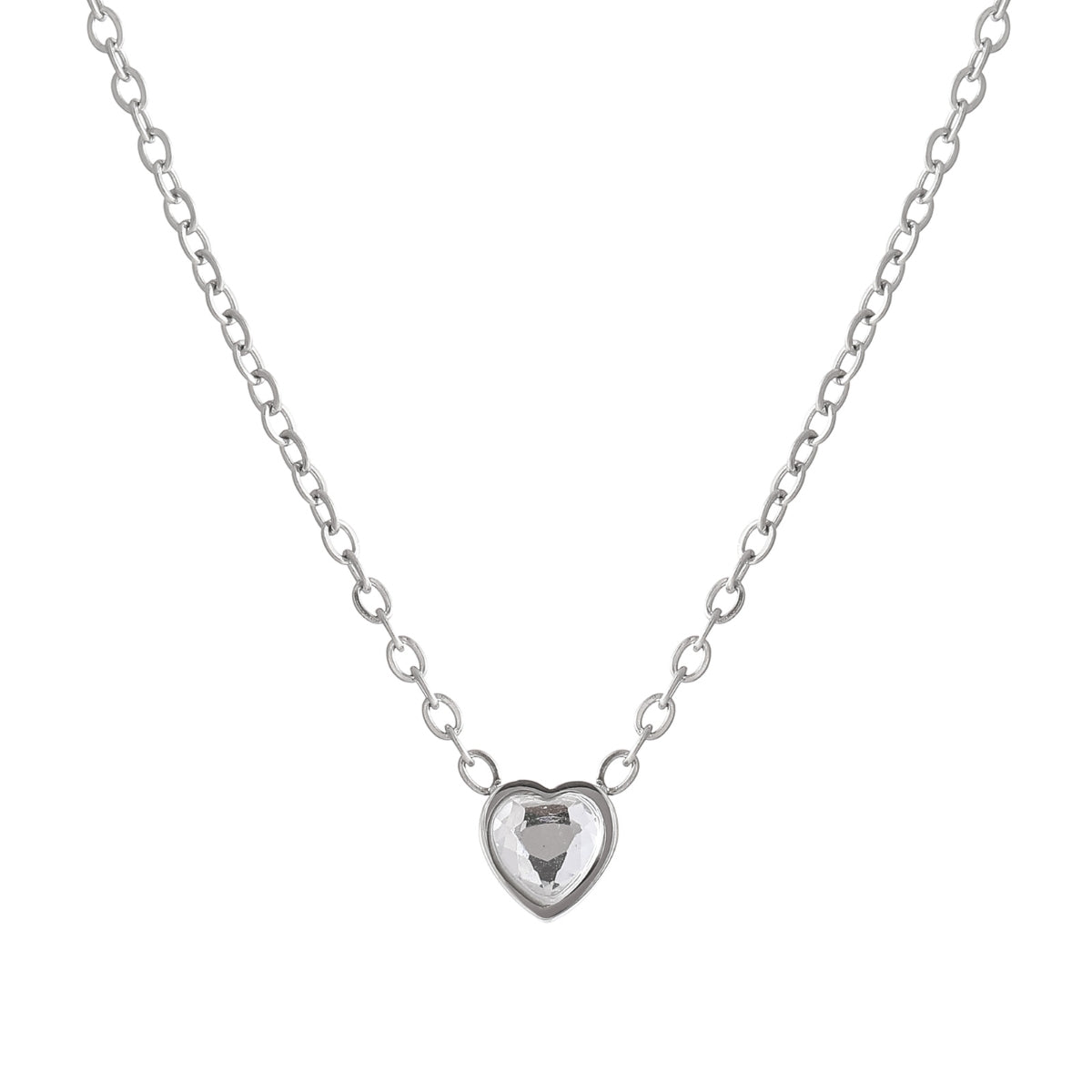 Heart Birthstone Necklace