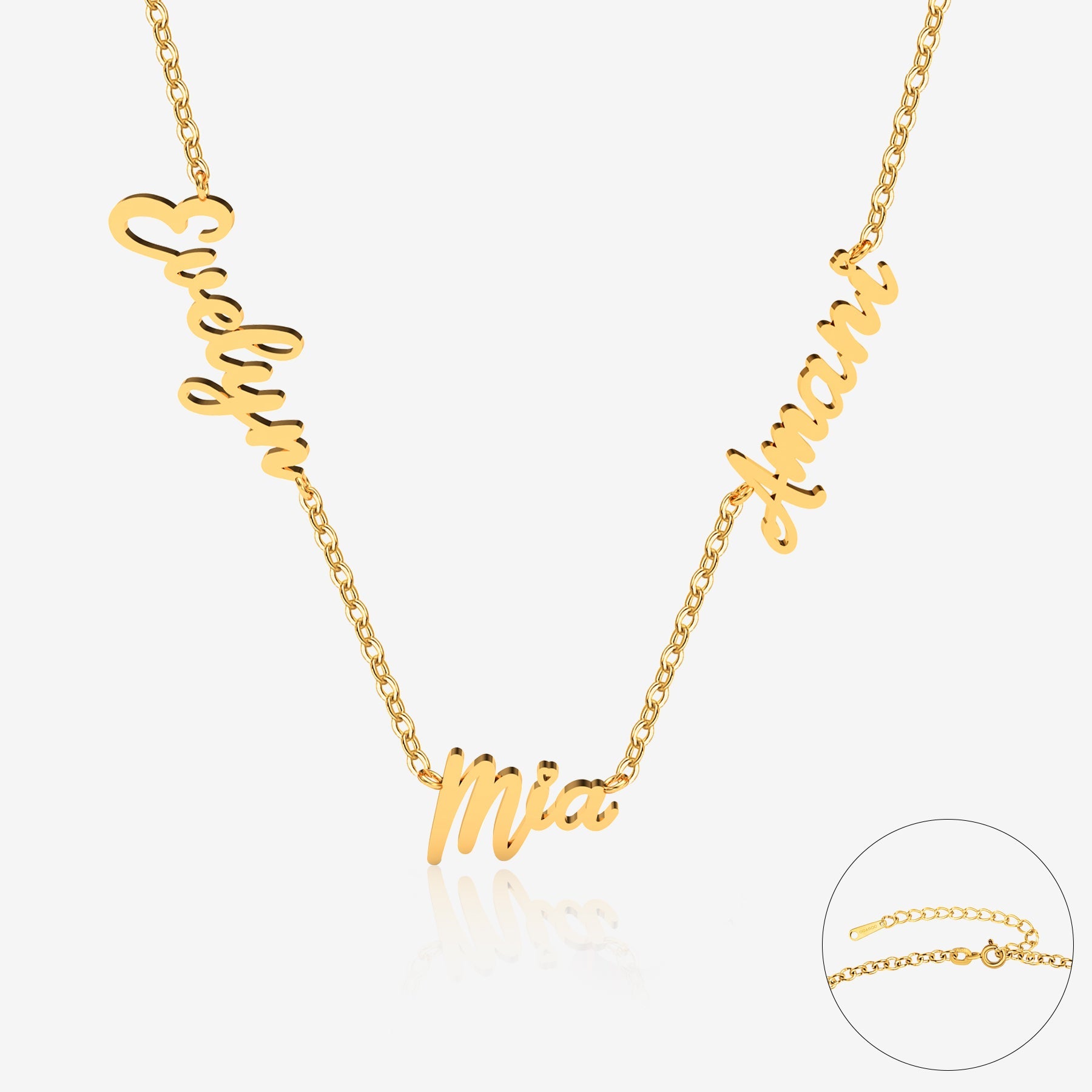 Multi Name Necklace