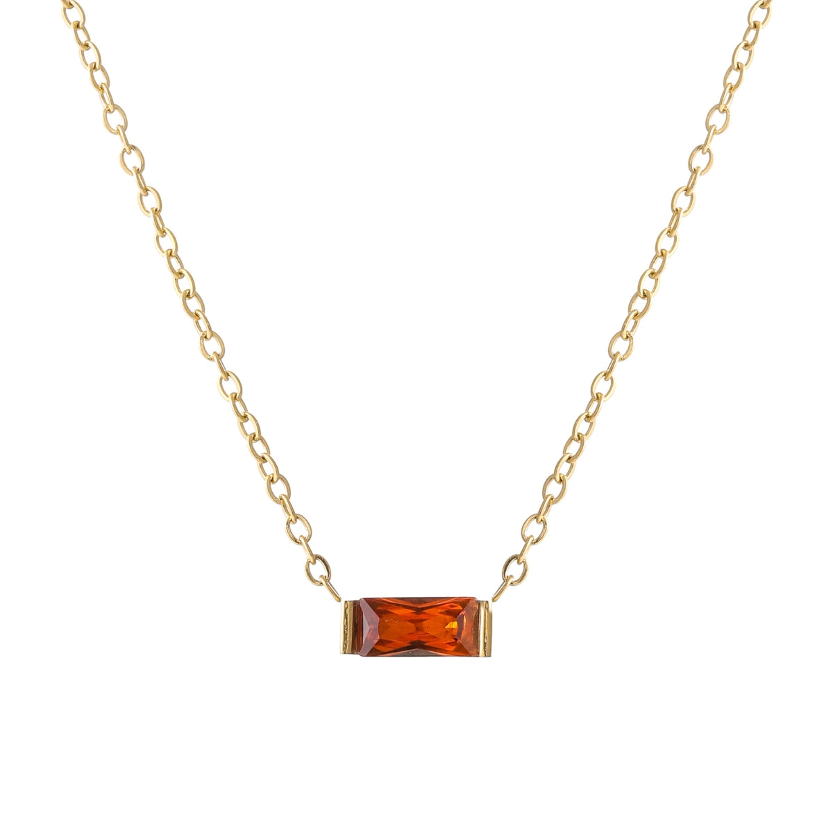 Birthstone Crystal Necklace