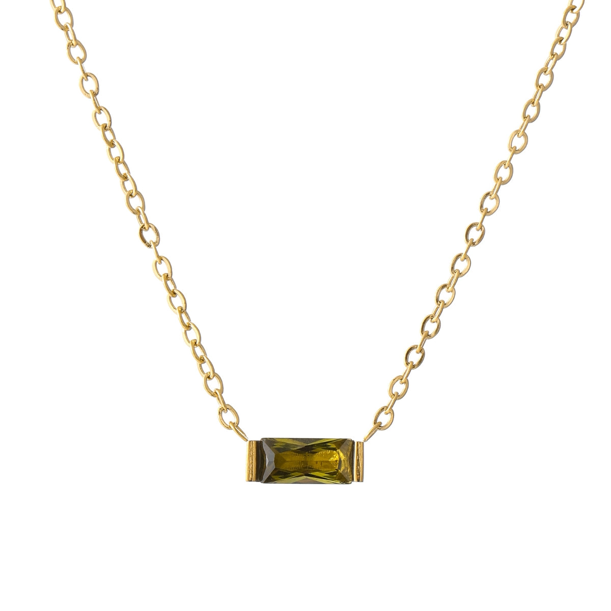 Birthstone Crystal Necklace