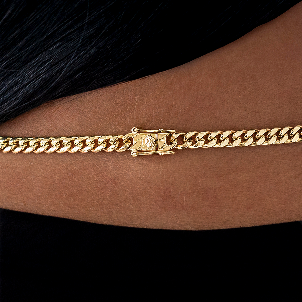 Miami Cuban Necklace in Yellow Gold - 5mm