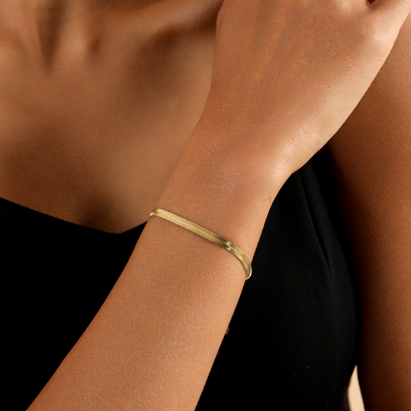 Herringbone Bracelet - 4mm