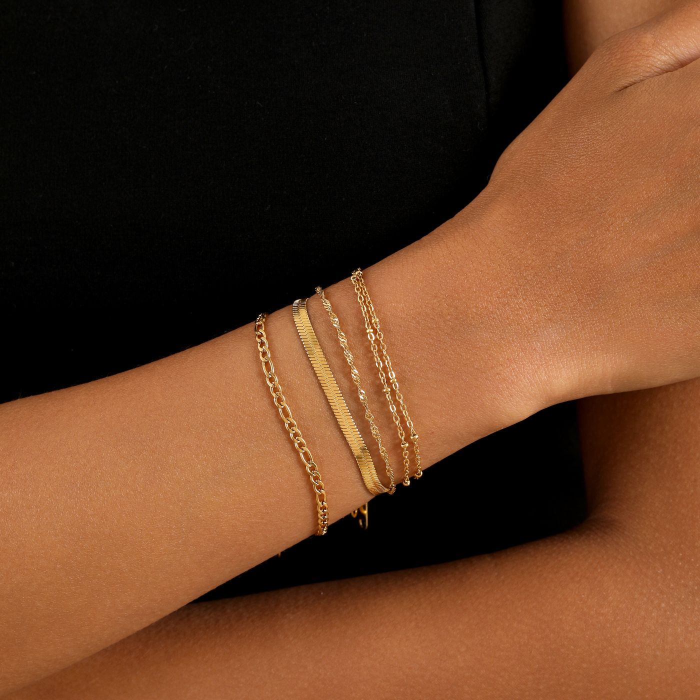 Herringbone Bracelet - 4mm