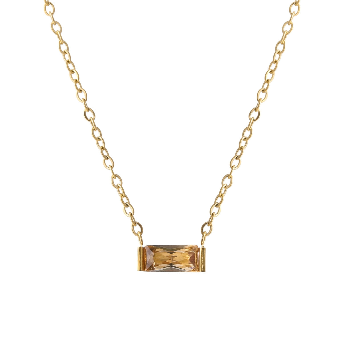 Birthstone Crystal Necklace