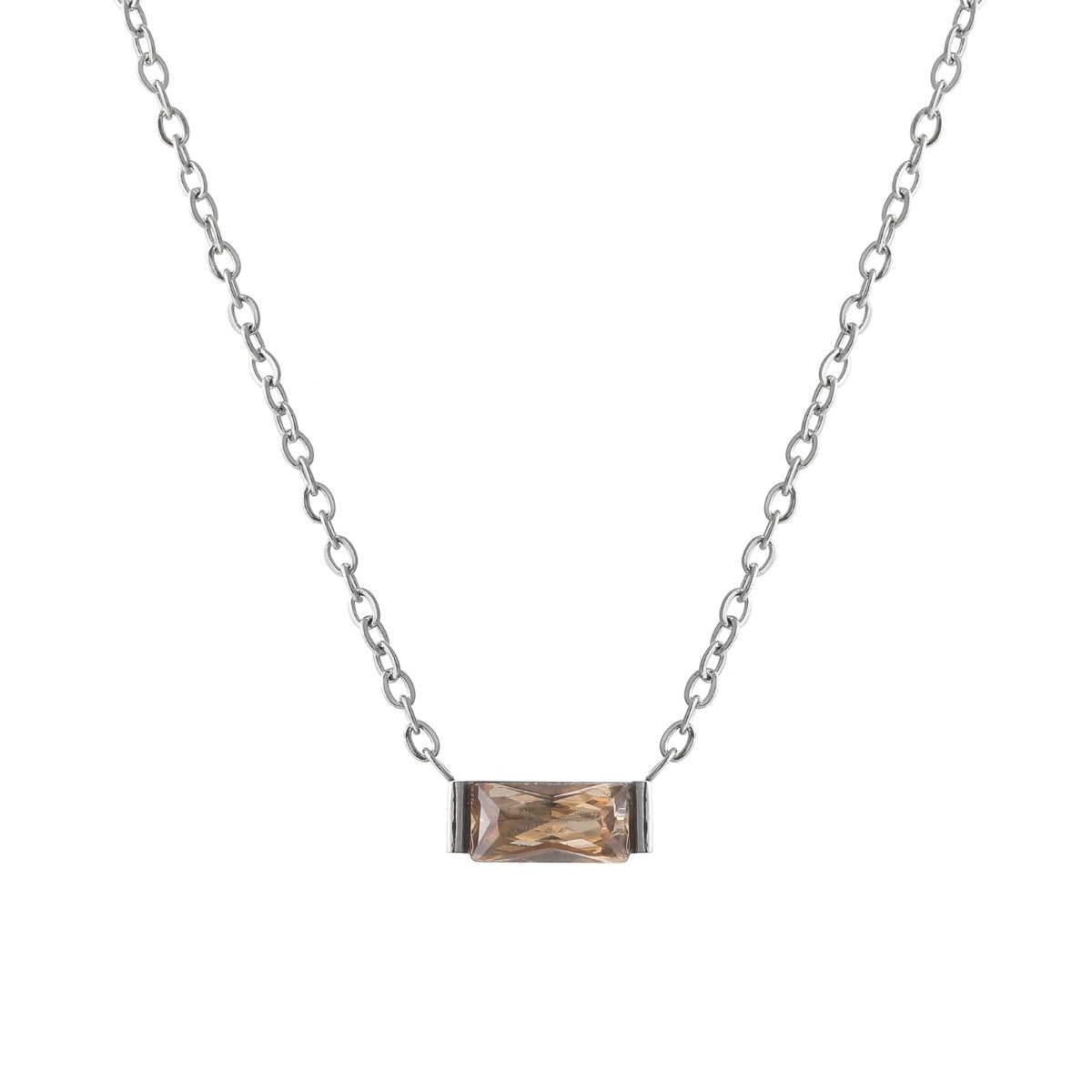 Birthstone Crystal Necklace