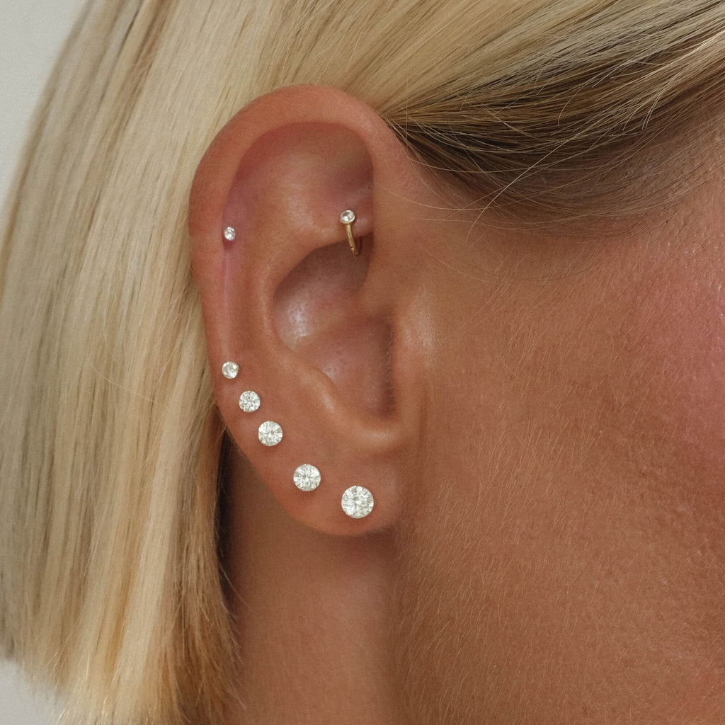 Vince round Lab Air™ diamond piercing