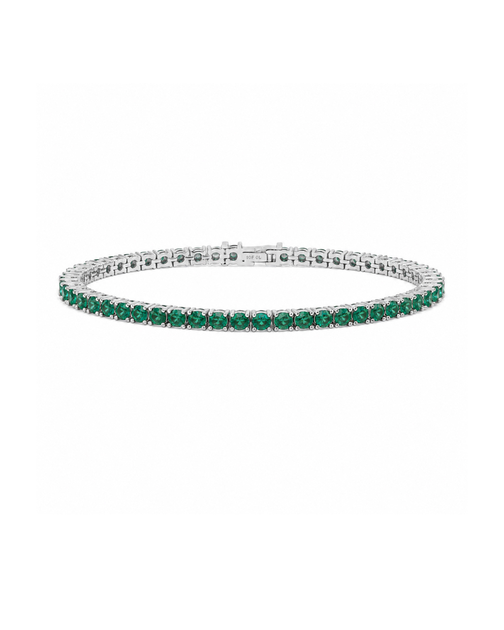 Laurie Emerald CZ Tennis Bracelet