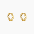 Cuban Link Huggie Earrings