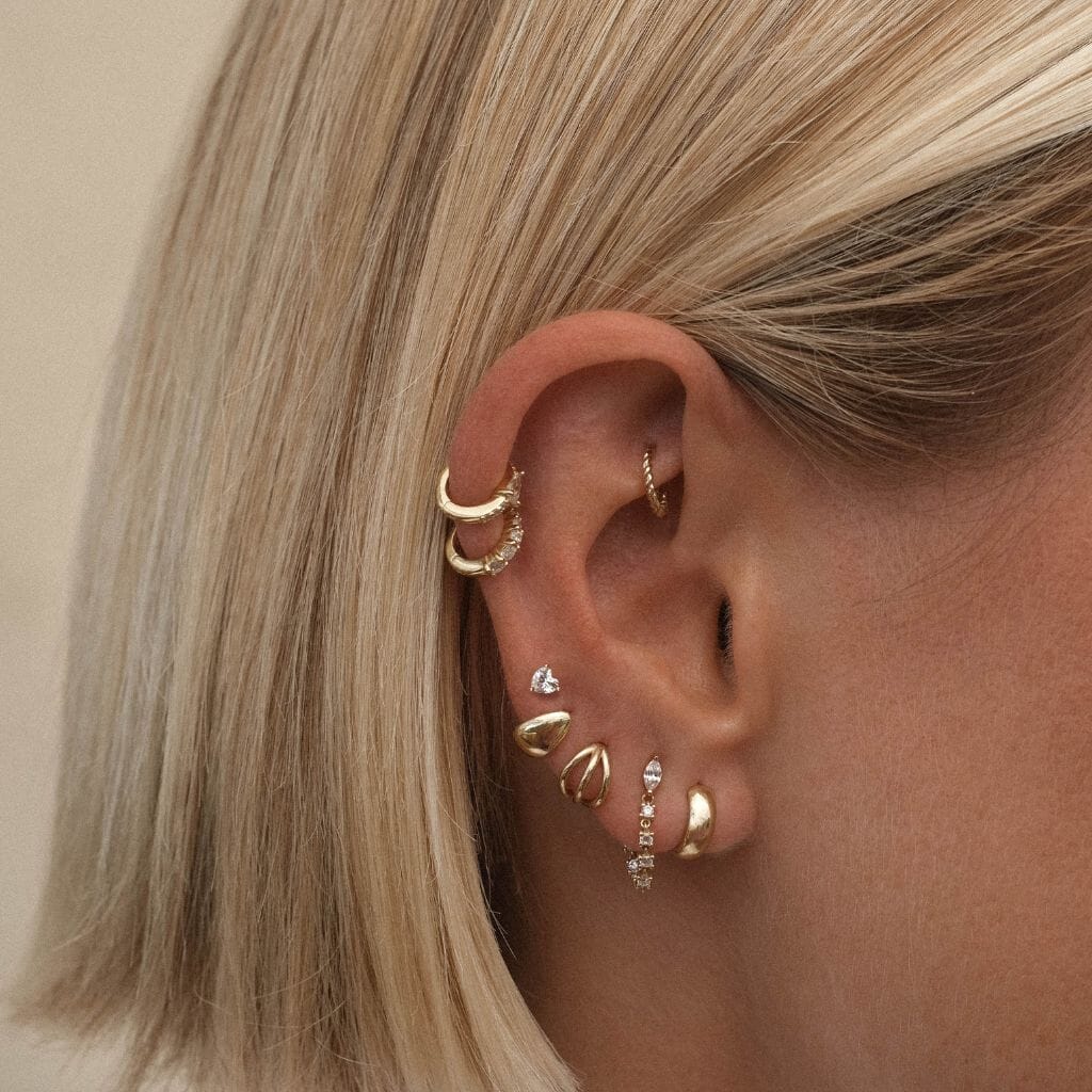 Koby mini heart piercing
