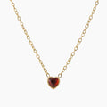 Heart Birthstone Necklace