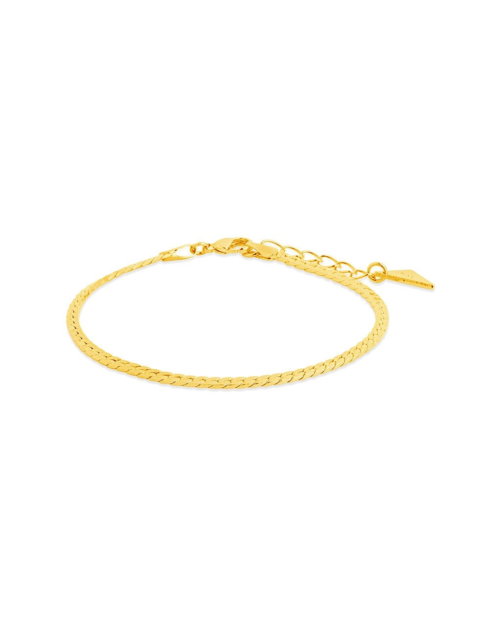 Bentley Flat Herringbone Chain Bracelet