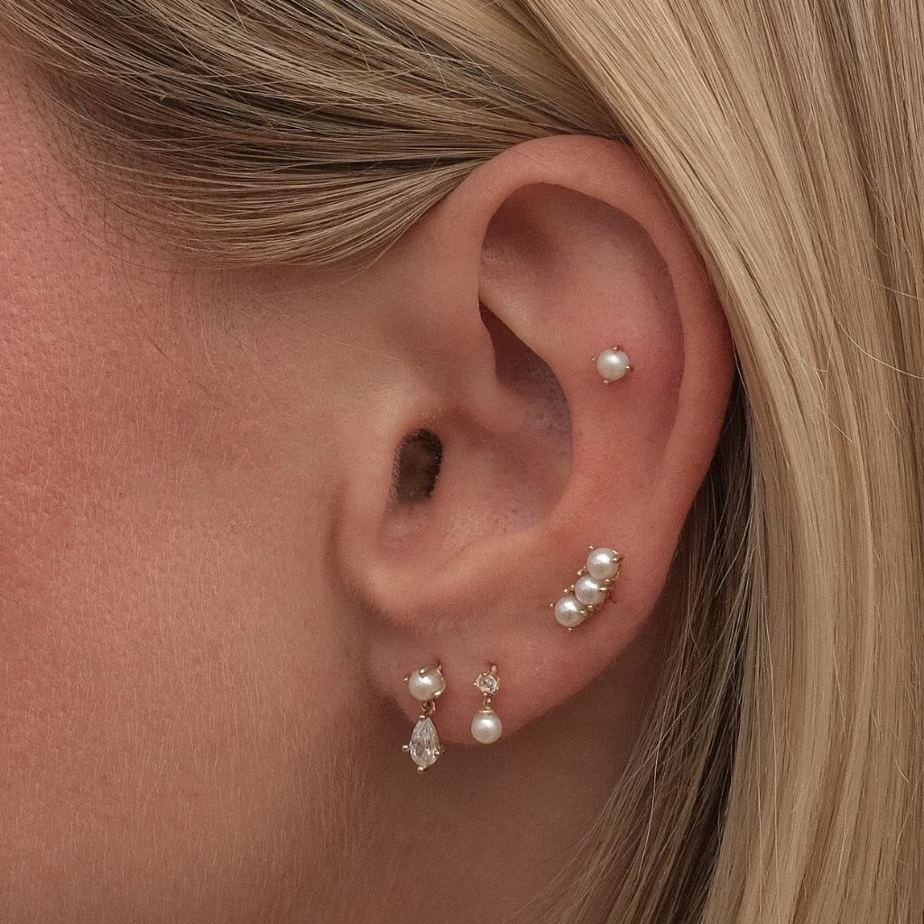 Bleue pearl piercing