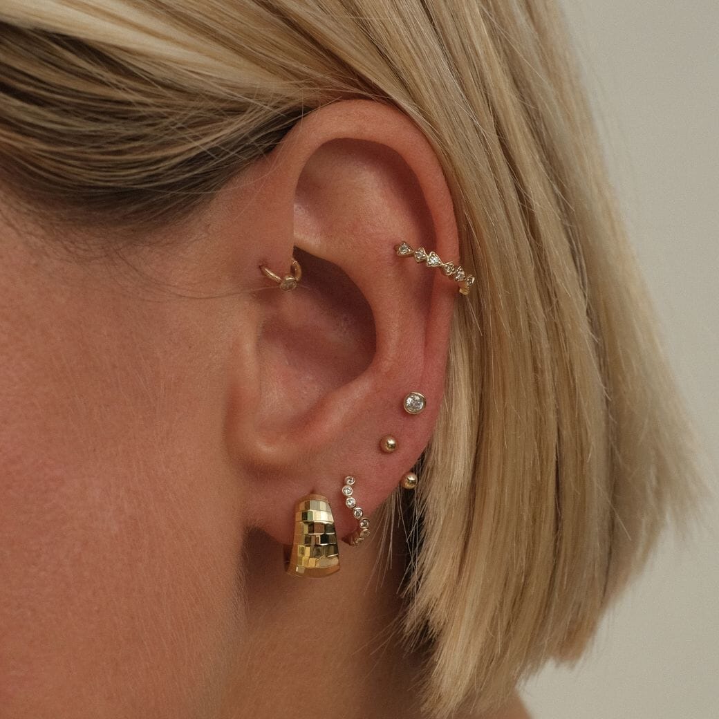 Walt disco hoop earrings