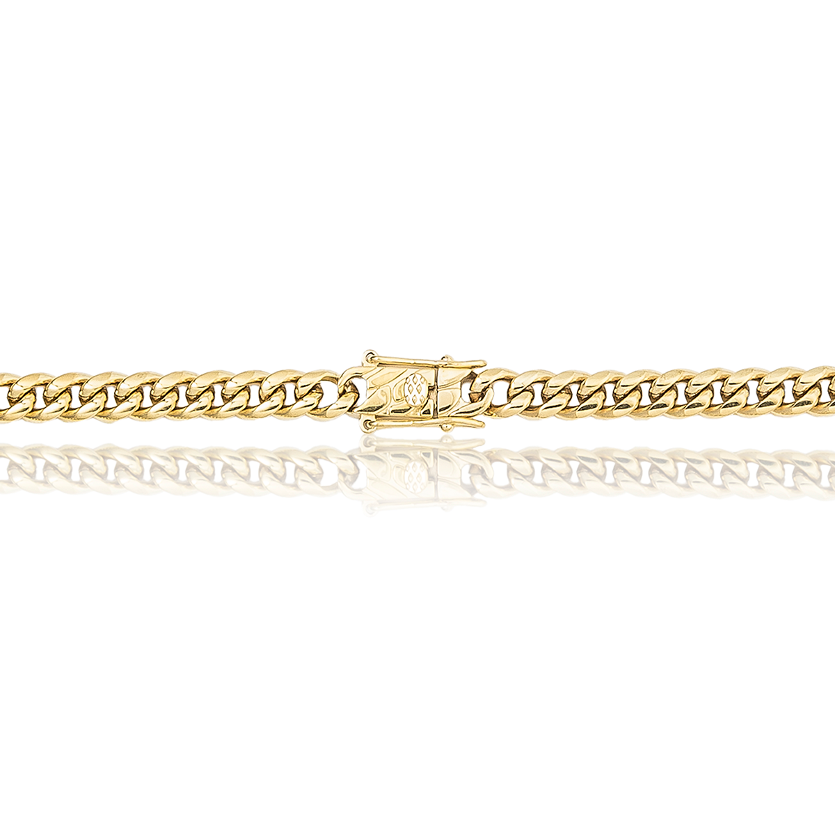 Miami Cuban Necklace in Yellow Gold - 5mm