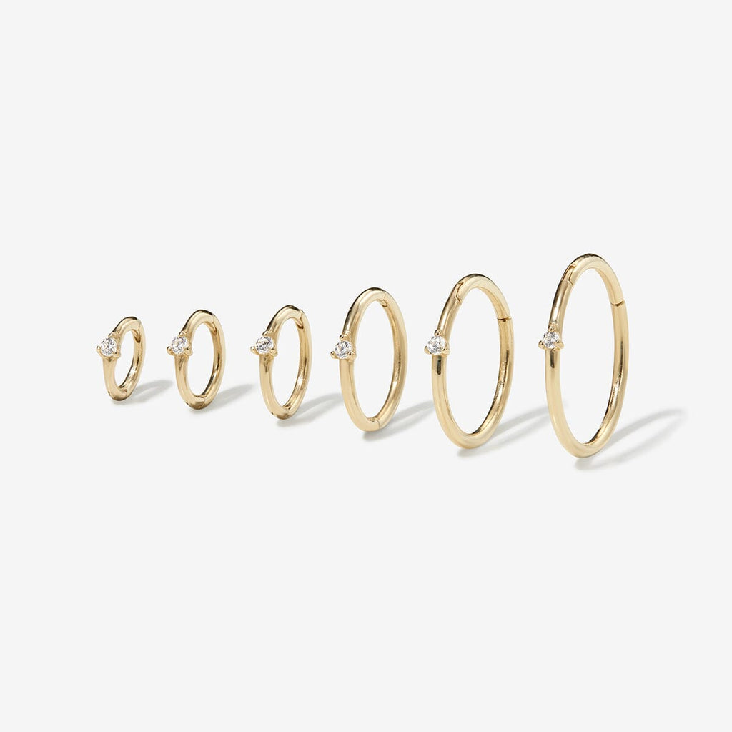 Cloud diamond clicker hoop