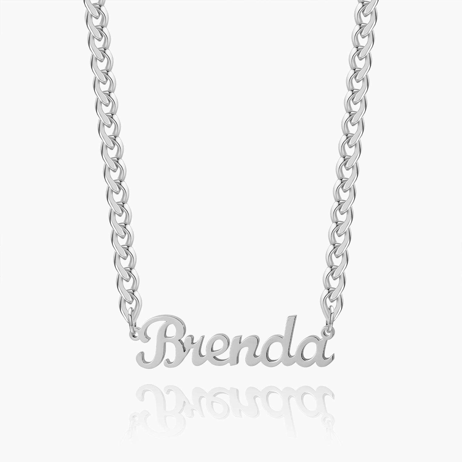 Custom Name Necklace w/ Cuban Chain