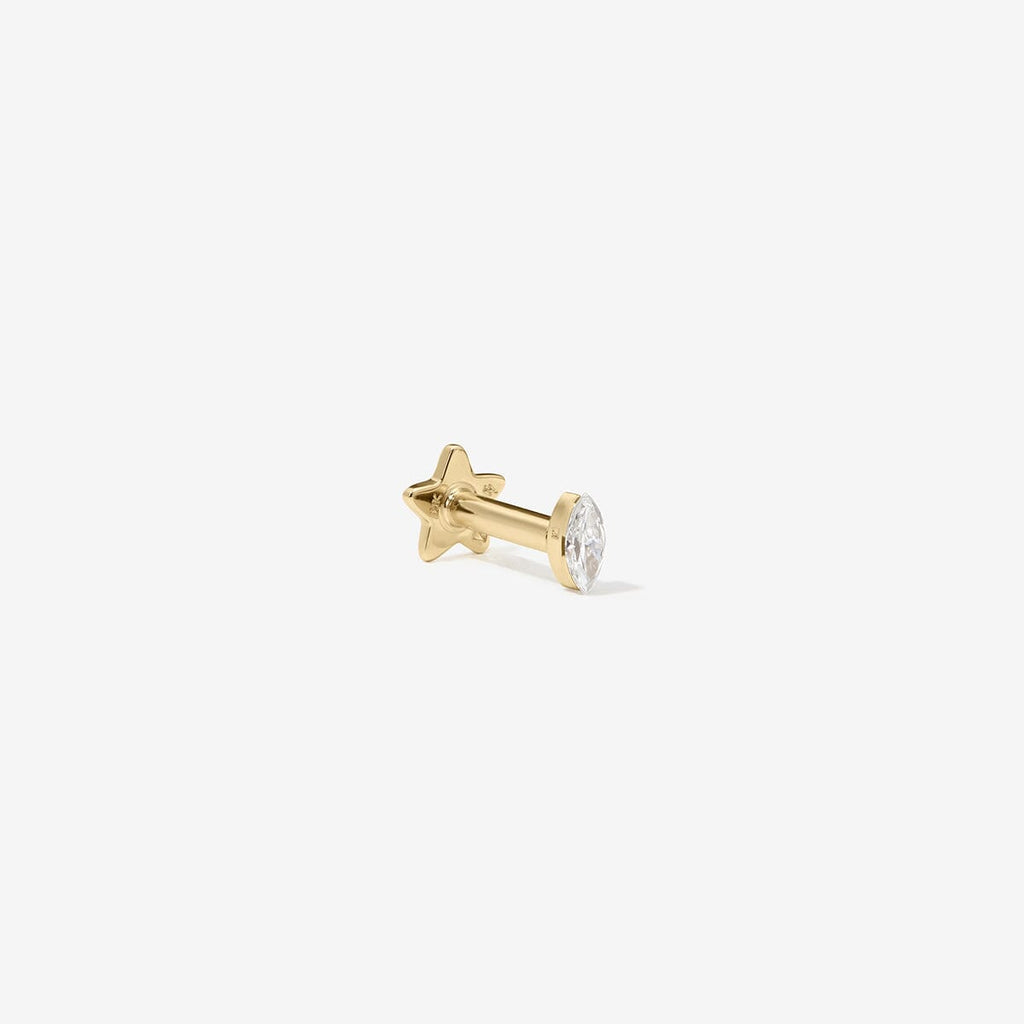 Dean marquise Lab Air™ diamond piercing