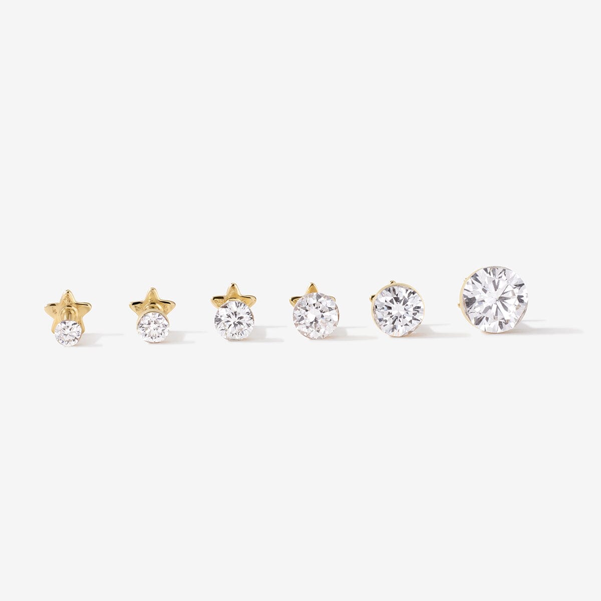 Vince round Lab Air™ diamond piercing
