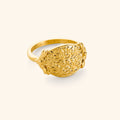 "Walk to Me, and I'll run to you" Medallion Ring | Women