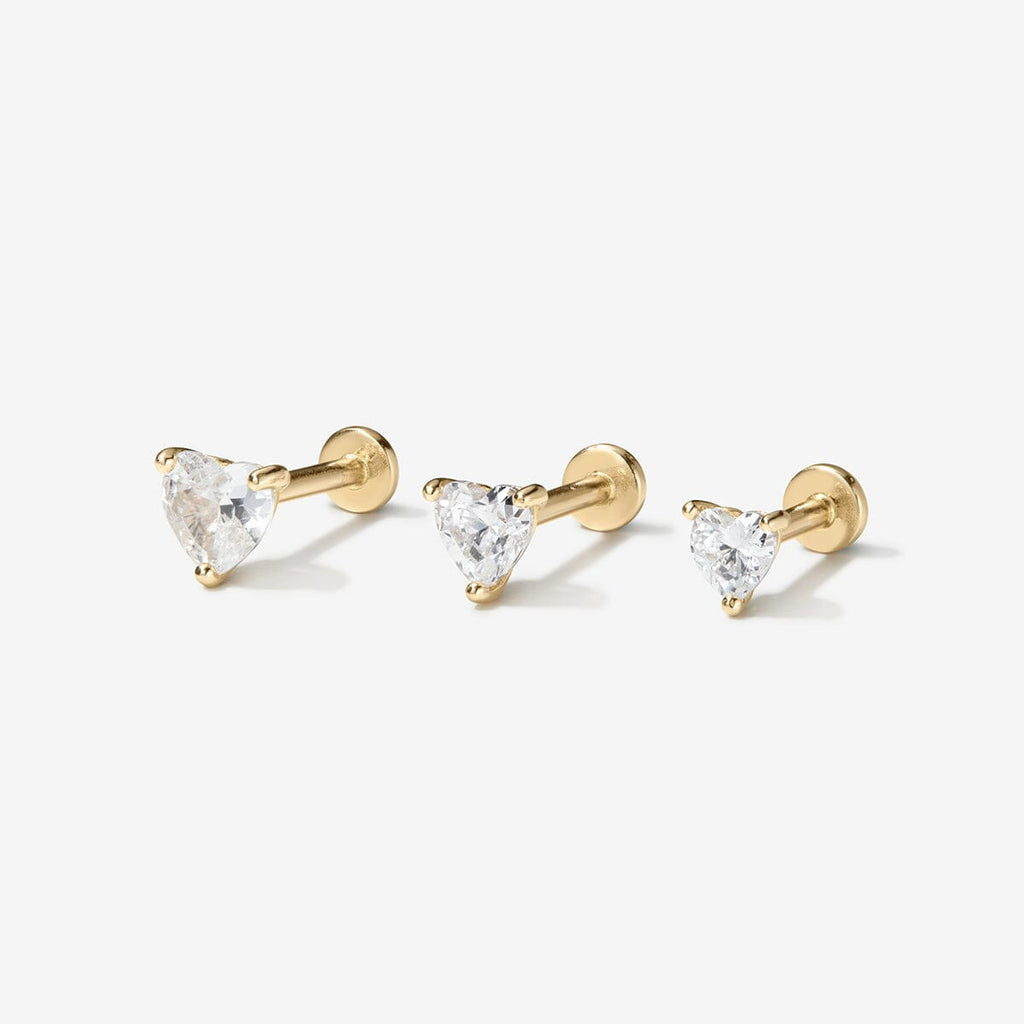 Koby mini heart piercing